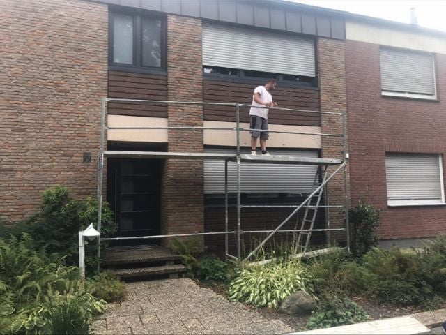 Die Fassade vor Bearebitung